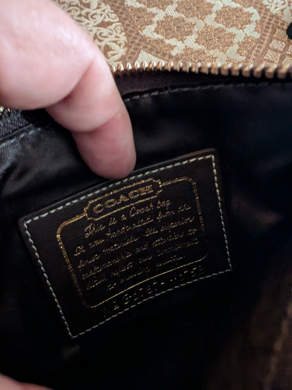Coach Brown Signature Canvas Crossbody Bag - Picture 4 of 6